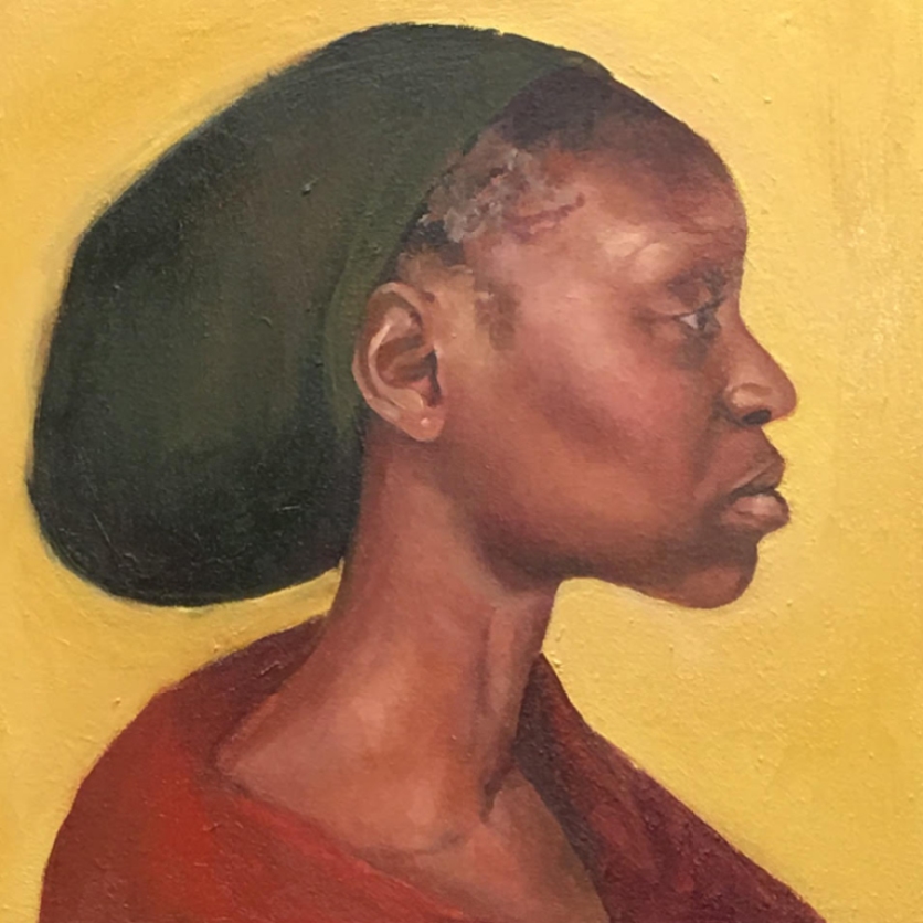 black woman head